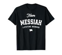Team Messiah Lifetime Member Nome Divertente Messia Maglietta