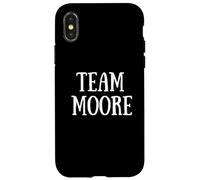 Team Moore Family Name Moore Last Name Custodia per iPhone X/XS
