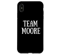 Team Moore Family Name Moore Last Name Custodia per iPhone XS Max
