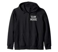Team Moore Family Name Moore Last Name Felpa con Cappuccio