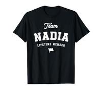 Team Nadia Lifetime Member Nome Divertente Nadia Maglietta