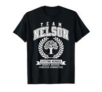 Team Nelson Cognome Cognome Custom Family Reunion Maglietta