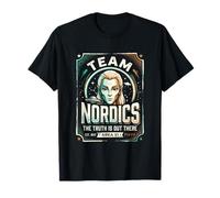 Team Nordics - Visitatori di Specie aliene UAP UFO Invasion Maglietta