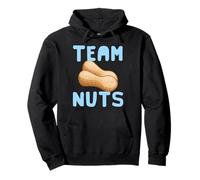 Team Nuts, divertente sesso rivelatore di genere, per feste di baby shower Felpa con Cappuccio