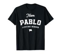 Team Pablo Lifetime Member Nome divertente Pablo Maglietta