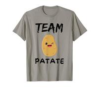 Team Patate Drôle Cadeau Mignon Fast Food Humour Frites Maglietta
