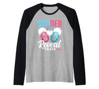 Team per La Rivelazione del Genere Rivelazione di Genere Maglia con Maniche Raglan