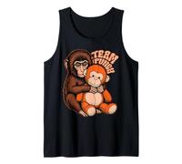 Team Punch Baby Monkey Trendy Japan Meme Cute Monkey Lover Canotta