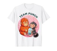Team Punch Kawaii Baby Monkey Punch Maglietta