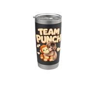 Team Punch - Peluche scimmia Hug Mama Monkey Bicchiere termico in acciaio inox doppia parete