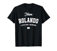Team Rolando Lifetime Member Nome Divertente Rolando Maglietta
