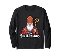 Team Sinterklaas Dutch Folklore Vigilia di San Nicola Vacanza Maglia a Manica