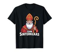 Team Sinterklaas Dutch Folklore Vigilia di San Nicola Vacanza Maglietta