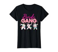 Team Sposa - JGA/Addio al Nubilato Maglietta, Donna, Nero, 3XL