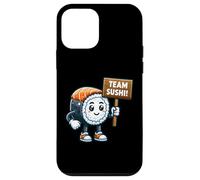 Team Sushi Roll, Mascotte di pesce crudo, cucina giapponese Custodia per iPhone 12 mini