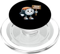 Team Sushi Roll, Mascotte di pesce crudo, cucina giapponese PopSockets PopGrip per MagSafe