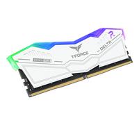 TEAMGROUP T-FORCE DELTA RGB DDR5 Ram 32GB (2x16GB) 6000MHz PC5-48000 CL30 Intel XMP 3.0 & AMD Expo modulo di memoria desktop compatibile Ram White FF4D532G6000HC30DC01