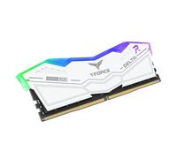 TEAMGROUP T-FORCE DELTA RGB DDR5 Ram 32GB (2x16GB) 6000MHz PC5-48000 CL30 Intel XMP 3.0 & AMD Expo modulo di memoria desktop compatibile Ram White FF4D532G6000HC30DC01