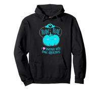 Team Teal Pumpkin Amo Qualcuno con allergie Alimentari Carino Felpa con Cappuccio