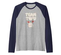 Team Tofu Verdure Divertenti Vegetariano Senza Carne Maglia con Maniche Raglan