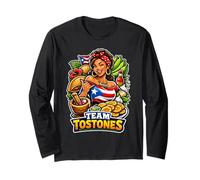 Team Tostones Boricua Orgoglio Maglia a Manica
