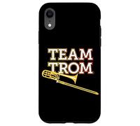 "Team Trom" Una divertente squadra di tromboni bassi per banda di ottoni Custodia per iPhone XR