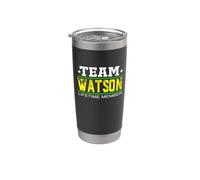 Team Watson Lifetime Member Surname Last Name Tree Reunion Bicchiere termico in acciaio inox doppia parete