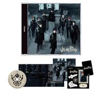 &TEAM - We on Fire 3rd EP Album Ver.) Booklet Sticker Sheet + 5 Extra Photocards Official K-POP Sealed Album