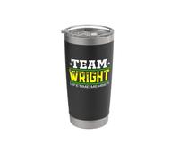 Team Wright Lifetime Member Surname Last Name Tree Reunion Bicchiere termico in acciaio inox doppia parete