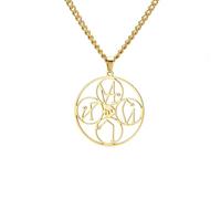 TEAMER Collana con Talismano dei 4 Arcangeli per Donna e Uomo | Collana con Raffaele,Michele,Gabriele e Uriel Medaglia religiosa con angeli Gioiello spirituale protettivo