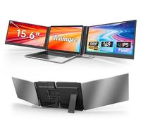 Teamgee 15,6" Monitor Portatile Plug & Play, Compatibile con Mac, Windows, Surface