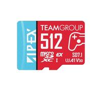 TEAMGROUP Scheda APEX da 512 GB per Nintendo Swith2 Micro SDXC Express UHS-I U3 A1 V30, R/W fino a 800/700 MB/s con adattatore TAPMSDE512GIV30A102