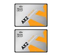TEAMGROUP AX2 - Unità SSD interna a stato solido SATA III da 2 TB 3D NAND TLC da 2,5", velocità di lettura 540 MB/s, compatibile con laptop e PC desktop T253A3002T0C1P1
