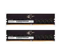 TEAMGROUP Elite DDR5 32GB Kit (2x16GB) 6000Mhz PC5-48000 CL48 Non-ECC Unbuffered UDIMM 288 Pin PC Computer Desktop Memory Module RAM Supporta Intel & AMD TED532G6000C48DC01
