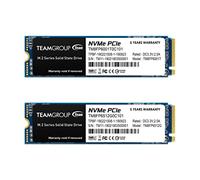 TEAMGROUP MP33 512 GB 2 Pack SLC Cache 3D NAND TLC NVMe 1.3 PCIe Gen3x4 M.2 2280 Unità SSD a stato solido (lettura/scrittura 1.700/1.400 MB/s) Compatibile con laptop e PC desktop TM8FP6512G0C1P1