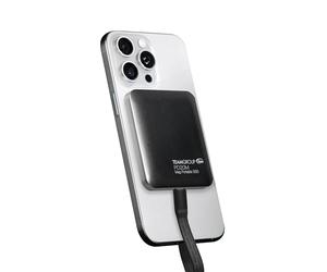 TEAMGROUP PD20M 1TB SSD esterno magnetico lettura fino a 2000MB/s USB 3.2 Gen 2x2 Type-C 4K ProRes HDR Record iPhone 15 16 17 Pro Max, Tablet TPSEG2001T0C108