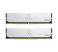 TEAMGROUP T-Create Expert CTCWD532G6000HC38GDC01 - Modulo di memoria DDR5 da 32 GB (2 x 16 GB) 6000 MHz (PC5-48000) CL38-46-46-76 compatibile con Intel XMP 3.0 e AMD Expo, bianco