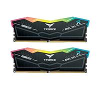 TEAMGROUP T-Force Delta RGB DDR5 32GB Kit (2x16GB) 6400MHz (PC5-51200) CL40 Desktop Memory Module Ram (nero) per Z690 - FF3D532G6400HC40BDC01