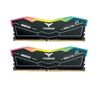 TEAMGROUP T-Force Delta RGB DDR5 Ram 64GB (2x32GB) 6000MHz PC5-48000 CL38 Intel XMP 3.0 & AMD Expo modulo di memoria desktop compatibile Ram nero FF3D564G6000HC38GDC01