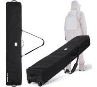 TeamObsidian Borsa da Sci 175 cm - Sacca Porta Sci per Auto - Custodia e Portasci - Accessori Montagna Neve per Uomo e Donna - Attrezzatura Sportiva