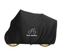 TeamObsidian Telo Copri Bici da Interno - Telo Copri Bicicletta Traspirante - Protezione Copribici dalla Polvere - Copertura Bici Morbida e Sicura - Lunghezza 160-210 cm