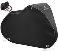TeamObsidian Copri Biciclette da Esterno - Telo per 2 Bici Impermeabile per Esterno - Copribiciclette Resistente - Copertura per Bicicletta sia in Estate che in Inverno