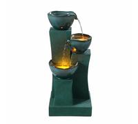 Teamson Home Fontana Acqua Esterna 3 Piani, Verde