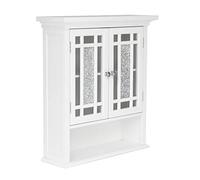 Teamson Home Windsor Arredo Bagno Pensile In Legno 2 Porte Bianco ELG-527