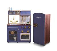 Teamson Kids Little Chef Normandia Cucina da gioco vintage Blu