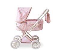 Teamson Kids Passeggino per Bambole, 2-in-1 Classic, da 3 Anni, Beige, Struttura in Metallo e Poliestere, 56 x 37 x 64 cm, Olivia's Little World, 1.8 kg