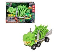 Teamsterz Mighty Machines T-Rex - Trasportatore per auto con gabbia toracica, set da gioco per auto con dinosauri, set da gioco con auto pressofusa | Personaggi da gioco per bambini e trasportatore di