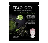 Teaology Tea Infusion Skincare Green Tea Miracle Maschera viso e collo, 30 ml