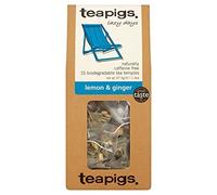 Teapigs Lemon and Ginger Tea 37.5 g (Pack of 1, Total 15 Tea Bags)