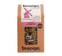 teapigs Liquorice and Peppermint Tea, 50 Count